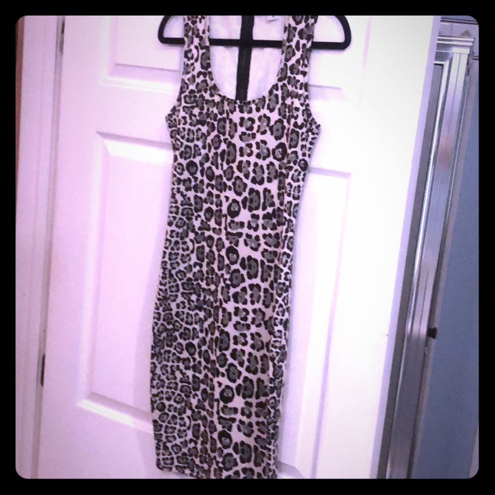 Bar III animal print dress